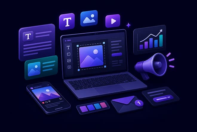 Content generation mock interface